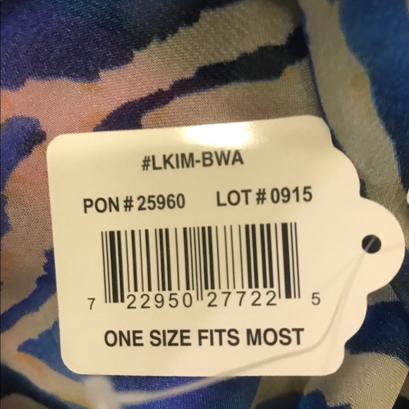 Silhouette By Lavello Sheer Wrap Scarf - Picture 5 of 6